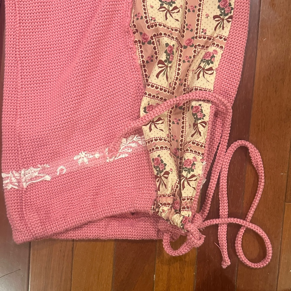 POL Pink Patterned Drawstring Casual Pants - image 4